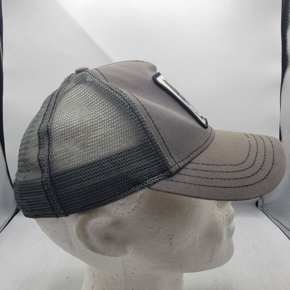 Goorin Bros Silver Fox Adults Gray The Farm Trucker Hat Adjustable Mesh Back - Picture 4 of 9